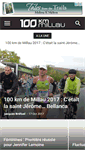Mobile Screenshot of 100kmdemillau.com